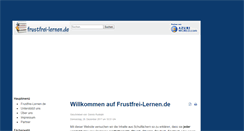 Desktop Screenshot of frustfrei-lernen.de