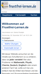 Mobile Screenshot of frustfrei-lernen.de