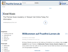 Tablet Screenshot of frustfrei-lernen.de